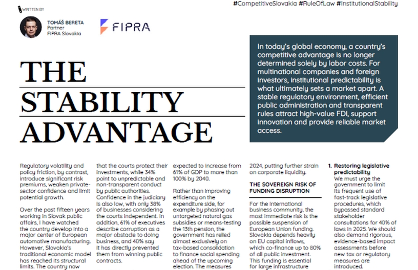 The stability advantage...